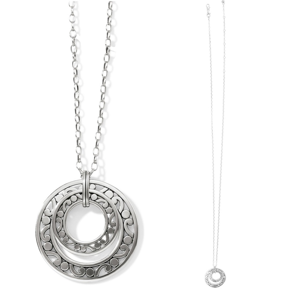 BRIGHTON Contempo Open Ring Convertible Long Necklace • JM3970 • Spin Rings - Picture 12 of 14